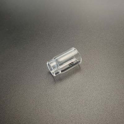 UPPERWELD 53NQ61S-8 Bico de vidro transparente Tig Acessório de tocha para melhor cobertura de gás
