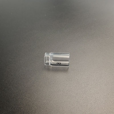 UPPERWELD 53NQ61S-8 Bico de vidro transparente Tig Acessório de tocha para melhor cobertura de gás