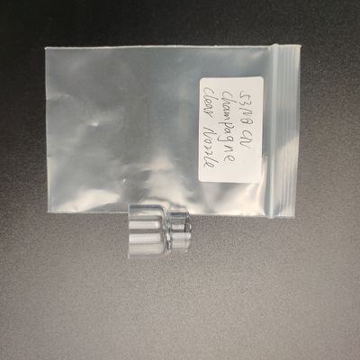 Garrafa de vidro transparente para melhor cobertura de gás na tocha de soldadura Tig pela UPPERWELD 53NQCN
