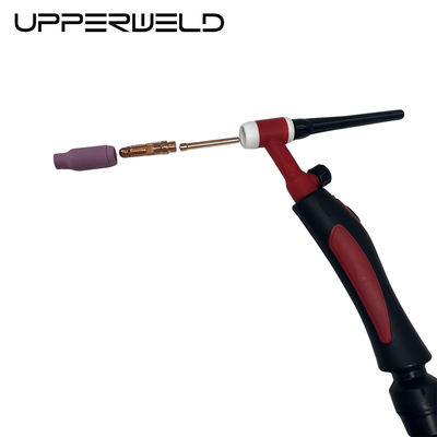 Tipo de gás de soldadura profissional Tig UPPERWELD WP17FV TIG Tocha de soldadura Tocha completa