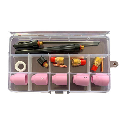 Kit de bico cerâmico de coleta de lâmpadas de soldagem para consumíveis de soldagem de tig
