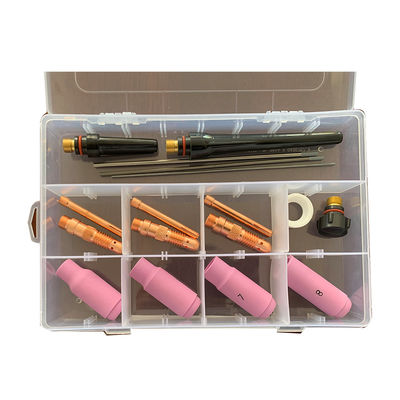 Kit de bico cerâmico de coleta de lâmpadas de soldagem para consumíveis de soldagem de tig