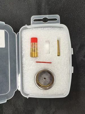 Design leve UPPERWELD WP17/18/26 54NQCN 16 Kit de bico de copo de vidro transparente 2.4 para solda TIG