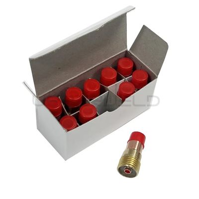 17GL116 Lentes de gás 10N23S 10N25S Quedas de recolha de materiais de soldagem para trabalhos de soldagem