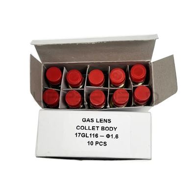 17GL116 Lentes de gás 10N23S 10N25S Quedas de recolha de materiais de soldagem para trabalhos de soldagem
