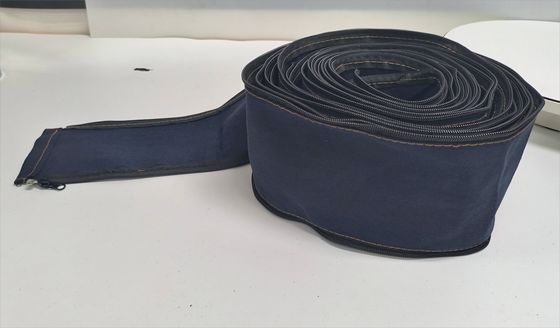 ODM UPPERWELD TIG MIG Soldagem Tocha Cable Cover Cowboy Zipper Denim Jaqueta estilo protetor segurança protetor durável