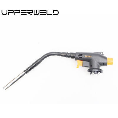 Black Customized Support Gas Torch Butane Lighter Torch Flame Gun com ignição piezo