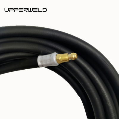 Cable de energia mangueira de borracha arrefecida a ar TIG consumíveis de solda para WP17 tocha em preto