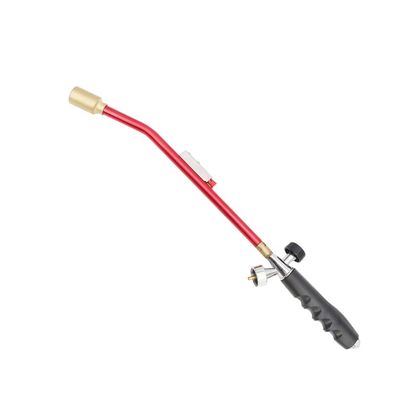 Tocha de aquecimento de queimador de ervas daninhas de propano com ignição piezo 60cm cabeça de tocha de latão