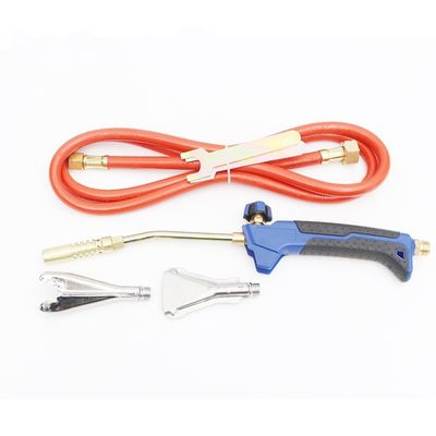 Kit de tocha de propano para controle de chama com alça antiderrapante e suporte personalizado