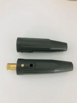 Negro US70 Conector de cabo Kit de suporte de cabo de soldagem Adaptador masculino feminino para consumíveis de soldagem Metal