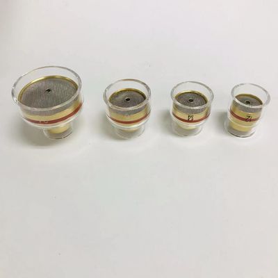 WP17/18/26 TIG Soldagem Tocha Peças sobressalentes Quartz claro bico 16 para eficiência