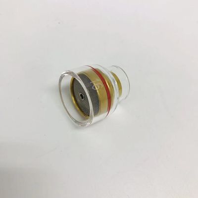 WP17/18/26 TIG Soldagem Tocha Peças sobressalentes Quartz claro bico 16 para eficiência