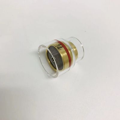 WP17/18/26 TIG Soldagem Tocha Peças sobressalentes Quartz claro bico 16 para eficiência