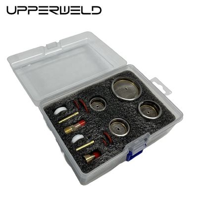 WP17/18/26 Tig Torch Glass Cups Upper 53NQCN TIG Consumíveis de solda para suporte personalizado OBM