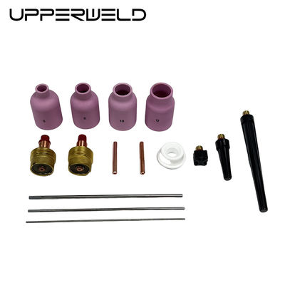 Acessórios de tocha de soldagem de soldagem TIG 14PCS Bocal cerâmico para WP-9/20