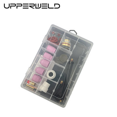 27PCS TIG Acessórios de tocha de soldagem para WP-9/20 Com um bico cerâmico de 2,4 mm de diâmetro