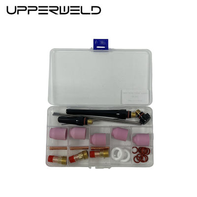 Alcançar Soldas TIG Perfeitas com Acessórios de Tocha de Soldadura TIG UPPERWELD 29PCS e Lentes de Gás