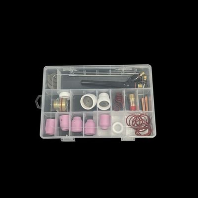 Acessórios para tochas de solda TIG Alumínio e bico transparente para peças sobressalentes TIG 30PCS