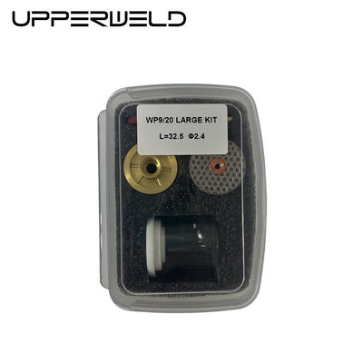 WP-9/20 TIG Acessórios de Soldadura Quartz Kit de bocal Tocha Peças sobressalentes grandes copos de vidro Kit
