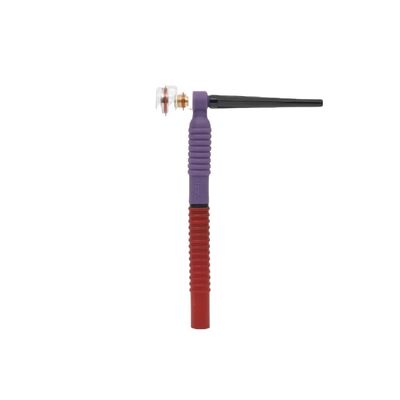 Cobre roxo de cobre e plástico superior WT125FL flexível TIG cabeça de tocha de soldagem arrefecida a ar