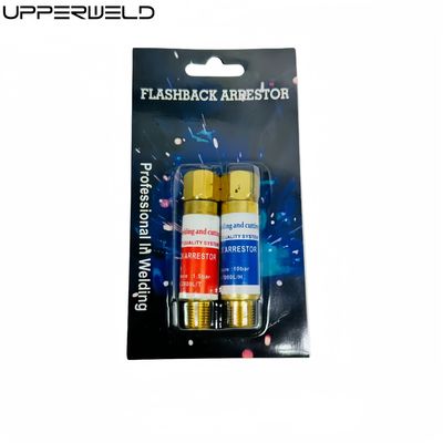 Arrestador de flashback de oxigénio e acetileno avançado para acessórios de soldadura de alto fluxo