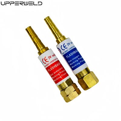 2600L/T 7000L/H Brass Copper Upper Welding Flashback Arrestor para Oxigénio e Acetileno