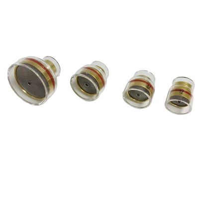TIG Acessórios Champagne Clear Nozzle With Screen Pack para resultados de solda precisos