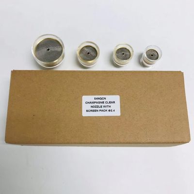 TIG Acessórios Champagne Clear Nozzle With Screen Pack para resultados de solda precisos