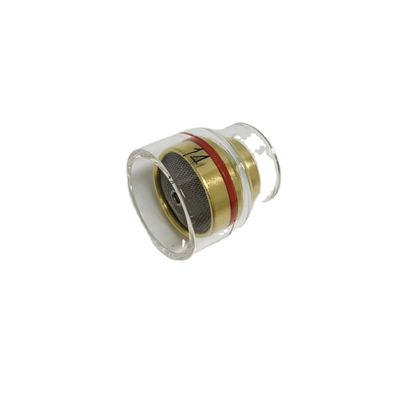 TIG Acessórios Champagne Clear Nozzle With Screen Pack para resultados de solda precisos