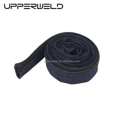 4m TIG Soldagem Tocha Cable Cover com Cowboy Zipper Jacket estilo azul