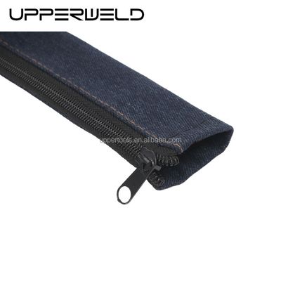 4m TIG Soldagem Tocha Cable Cover com Cowboy Zipper Jacket estilo azul