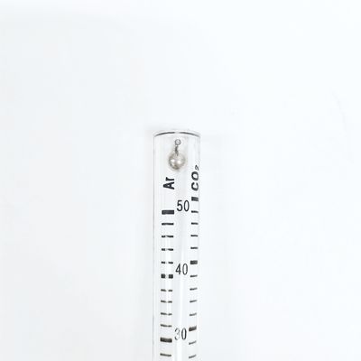 Teste de medidor de caudal de 25L/min dupla escala essencial para medição precisa do caudal de gás