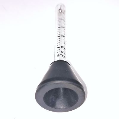 Teste de medidor de caudal de 25L/min dupla escala essencial para medição precisa do caudal de gás