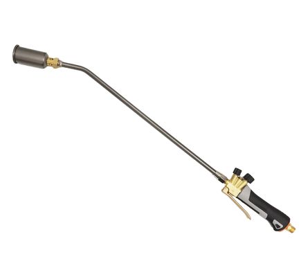 Potente queimador de propano de tocha de gás de chama de jardim com liga de titânio e alça de chama