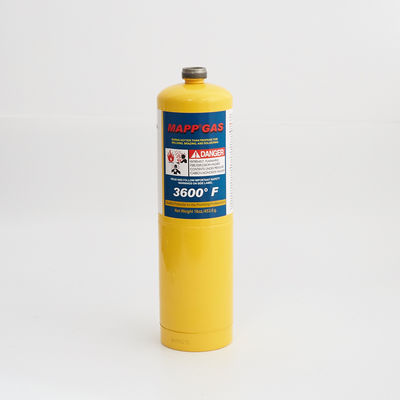 16.1 oz Cilindro de alta pureza de combustível Map-Pro para solda e soldadura a altas temperaturas