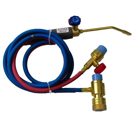 Kit de tocha de oxigênio com óculos de segurança cilindro portátil de 1,5 m Twin Hose Mapp Set de tocha